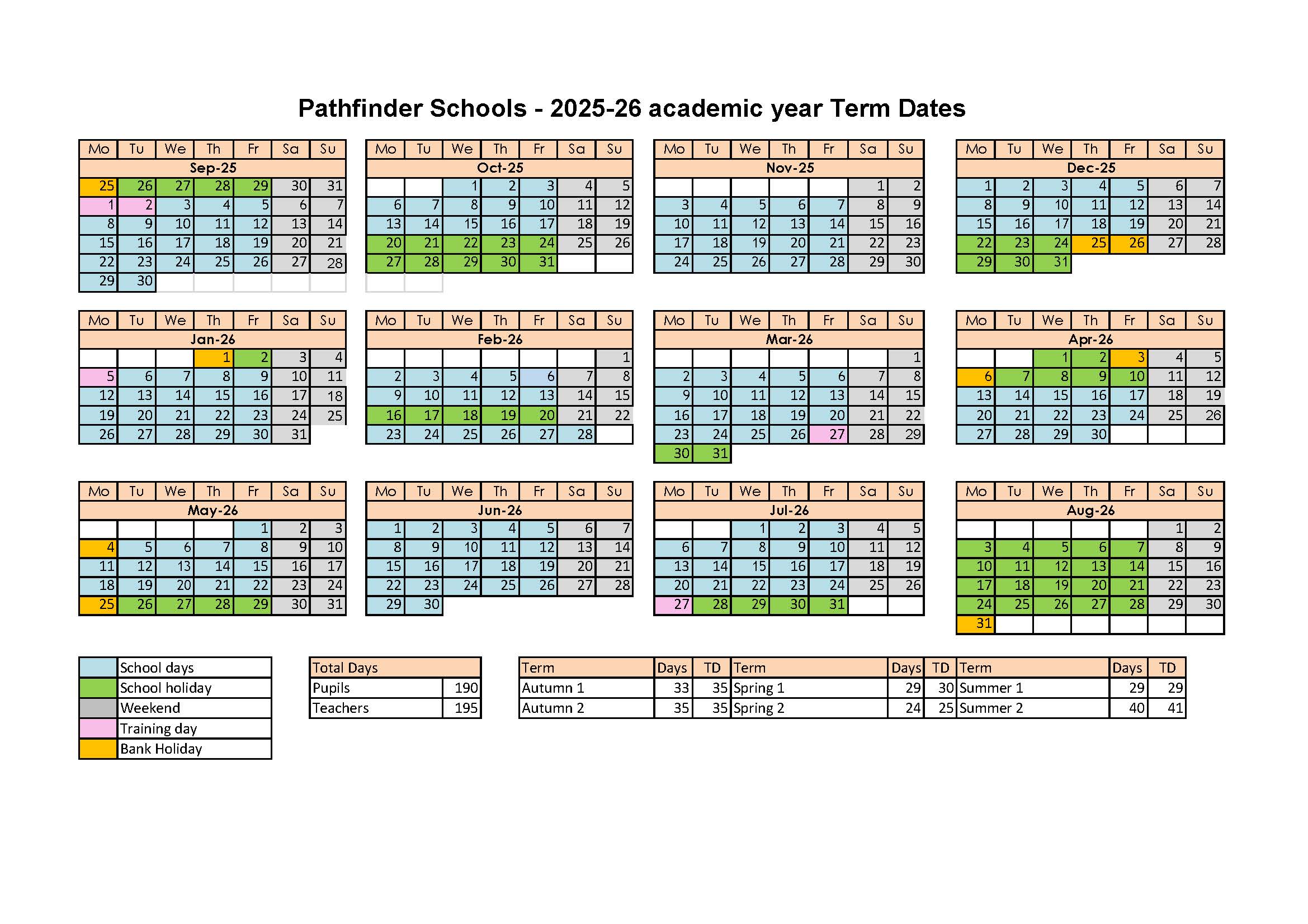 Term Dates 24-25